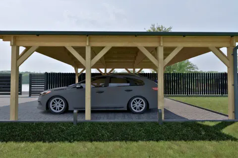 SAUSMEDIS medinė stoginė automobiliui